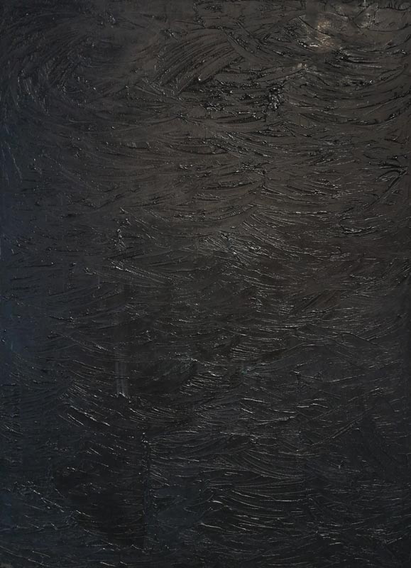 Stano Bubán (SK) – The Deep - Another kind of black | 1998 | oil of canvas
