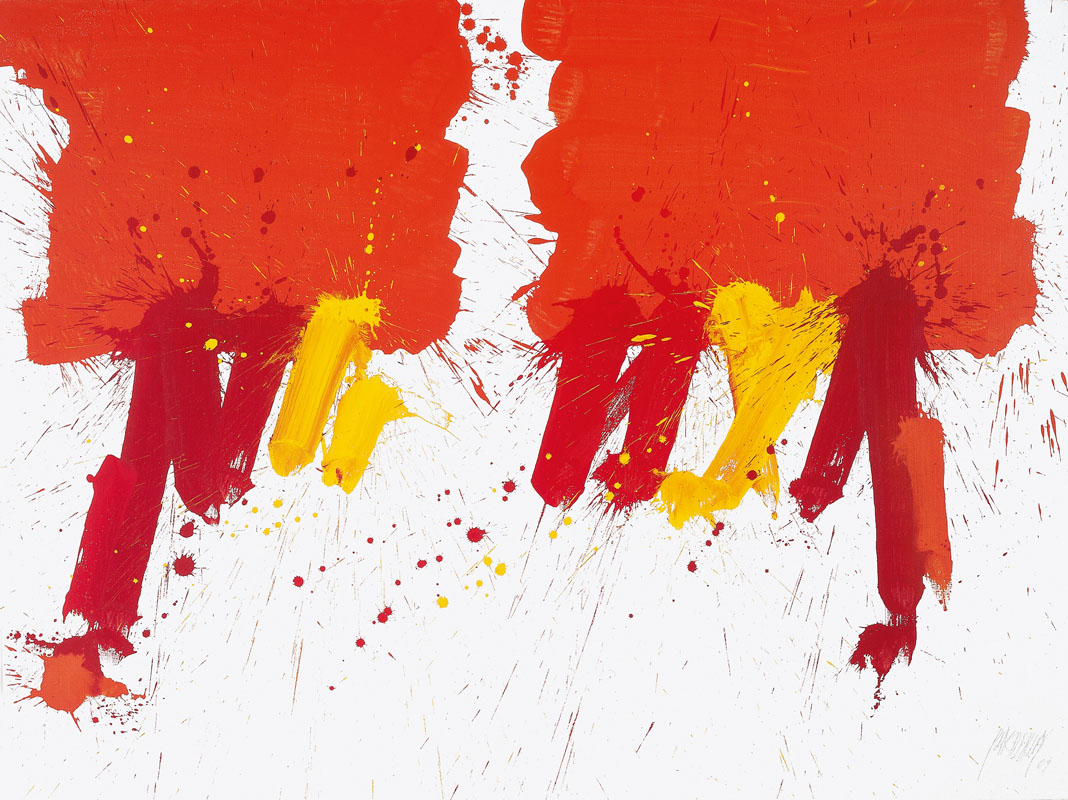 Markus Prachensky (AT) – Rytmy Calanques | 2009 | akryl na plátne | 105 x 140 cm