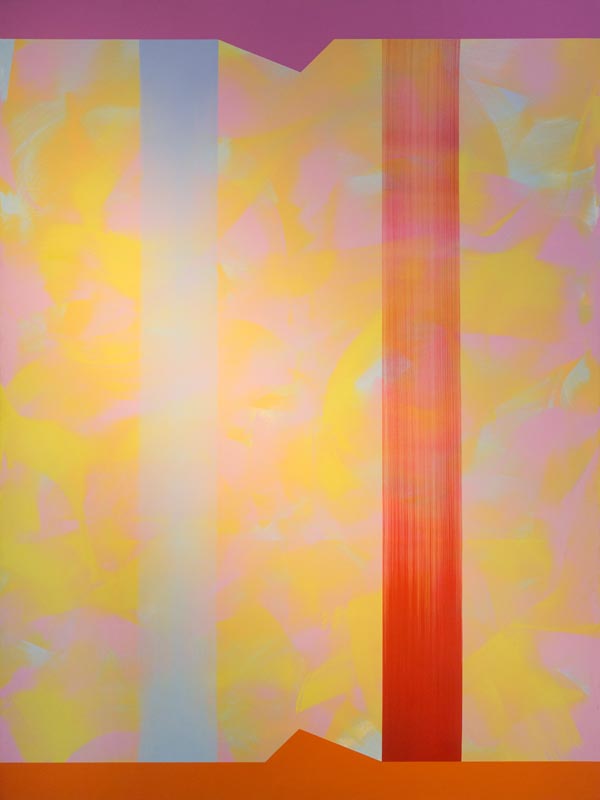 István Nádler (HU) – At same time (simultaneously) | 2008 | distemper on canvas | 240 x 180 cm