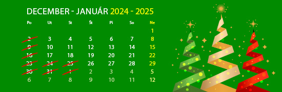 Christmas calendar 2024